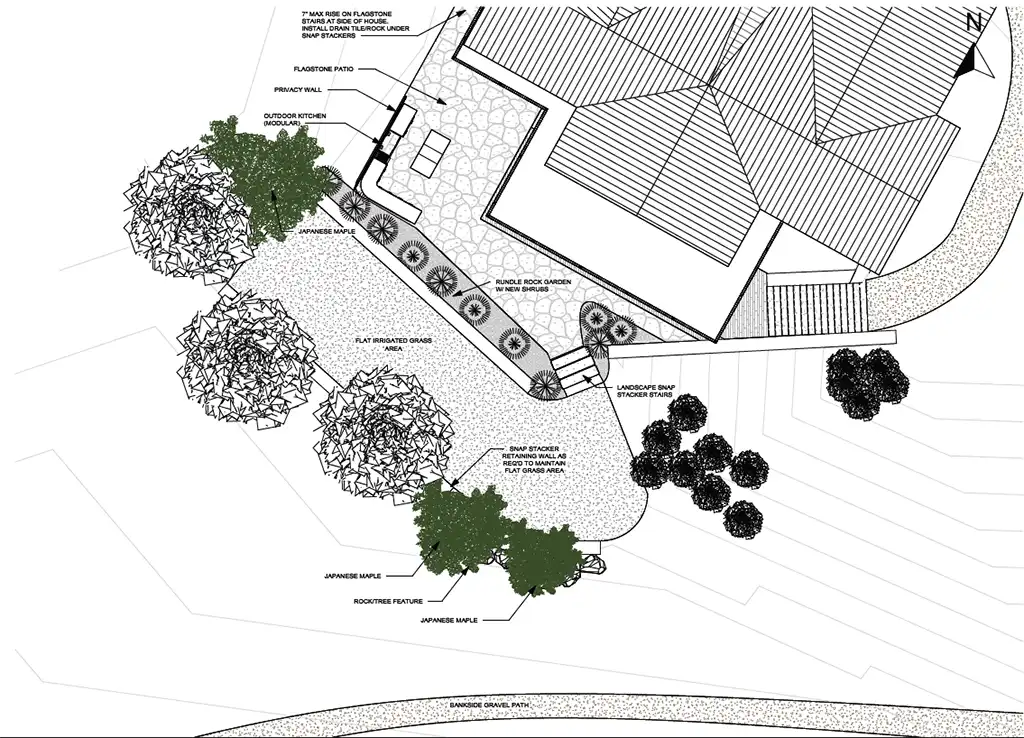 sketch of landscape design