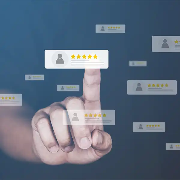 testimonials concept