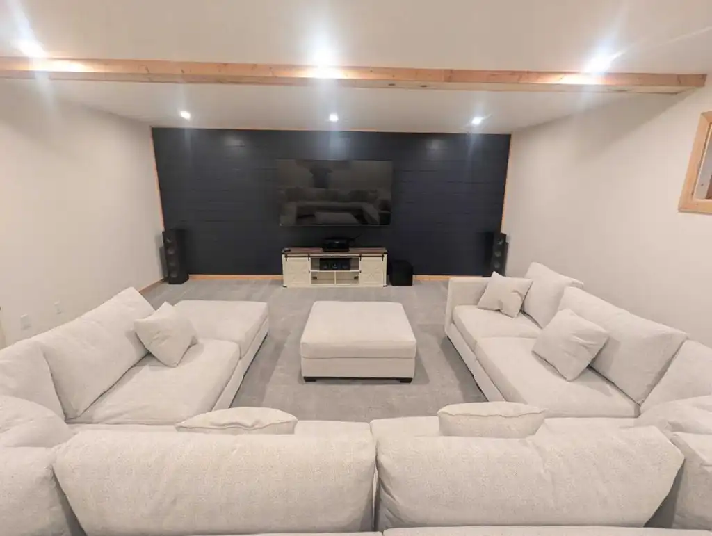 basement re-do by Vision Project Services