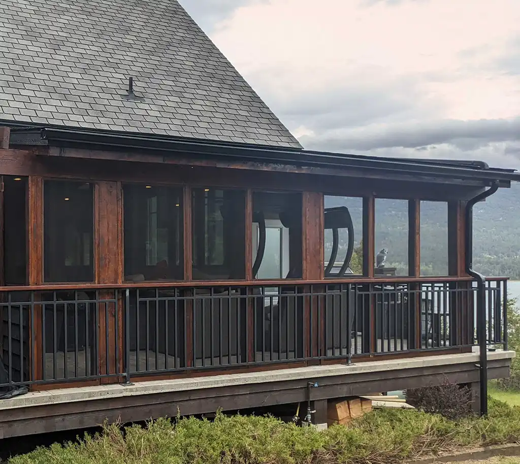 enclosed porch done by Vision Project Services