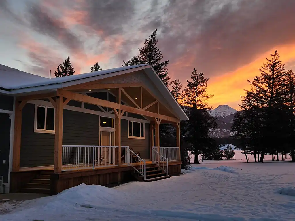 exterior renovation by the mountains done by Vision Project Services