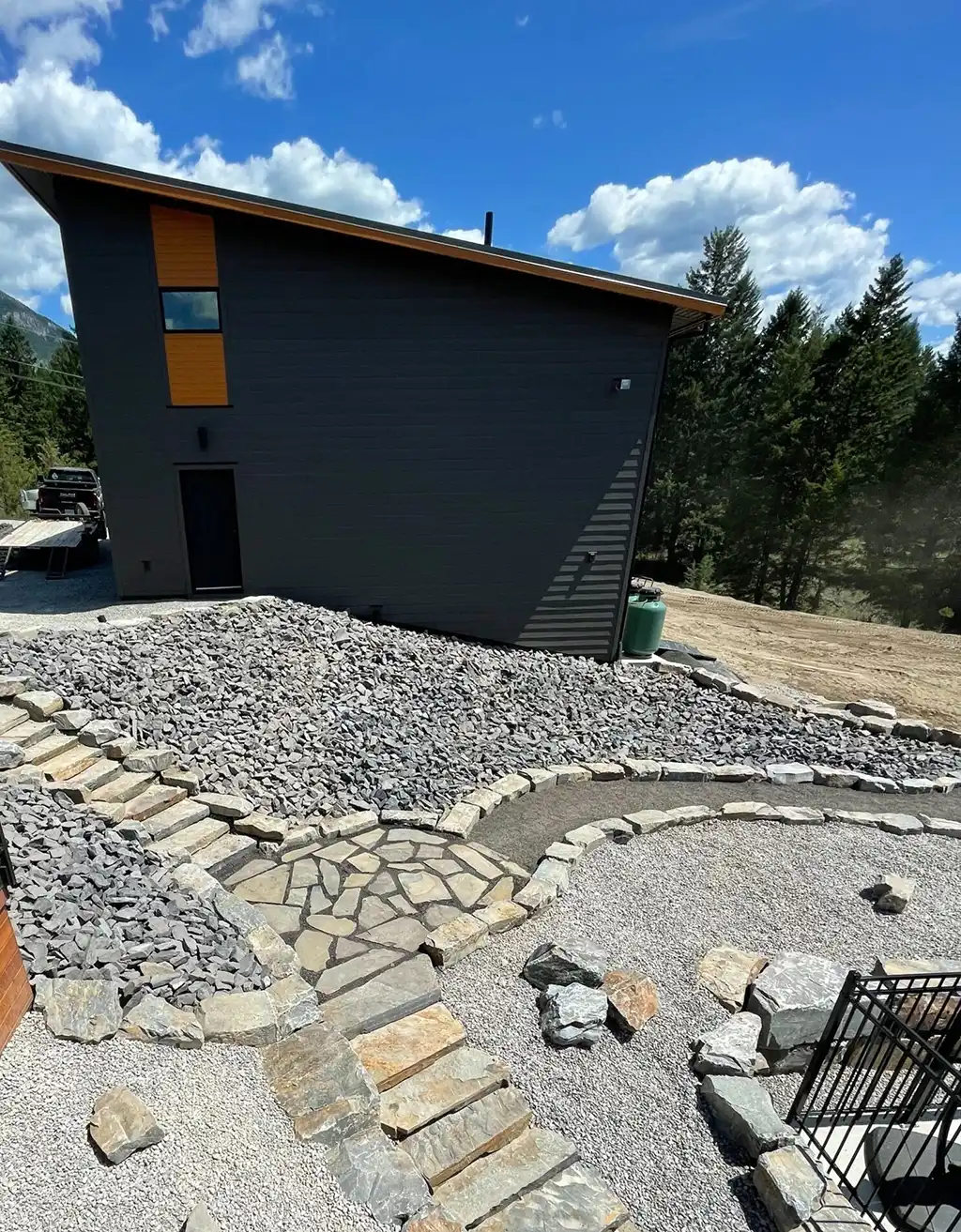 custom stone walkway