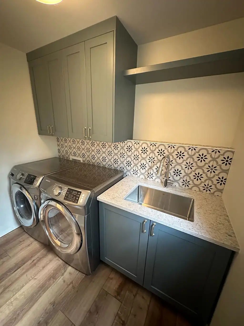 custom laundry room renovation
