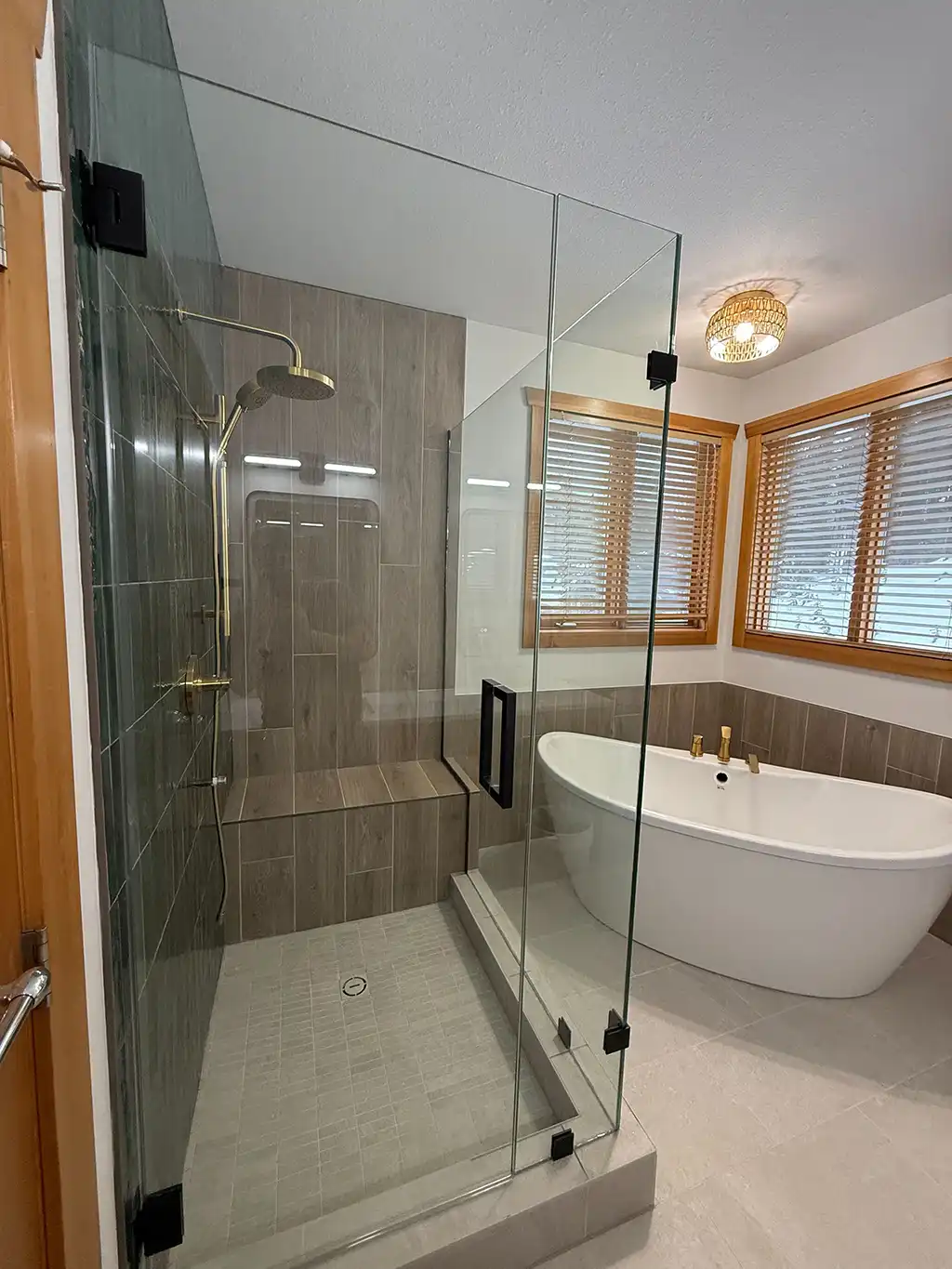 renovated bathroom with luxury details