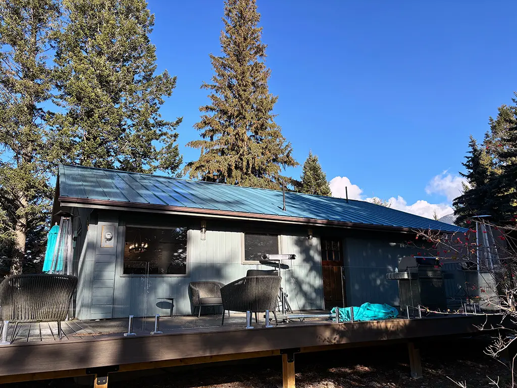 exterior renovation on a small home